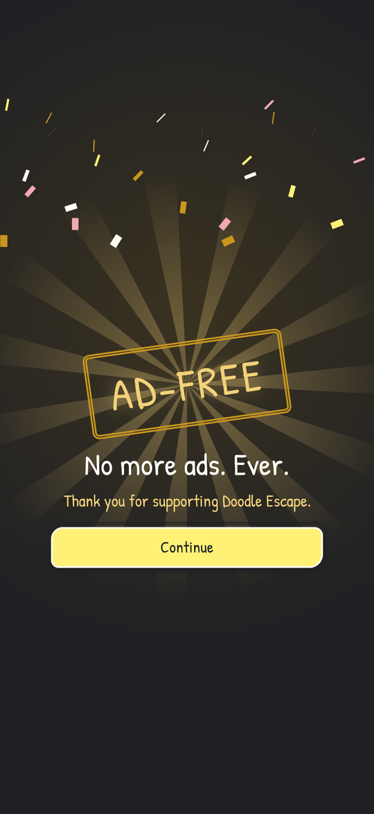 Ad-free forever